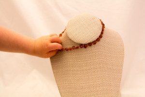 caring for amber teething necklace