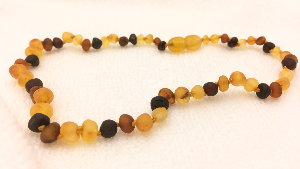 Raw Amber Teething Necklace Shafer Springs Farm Amber Teething Necklaces